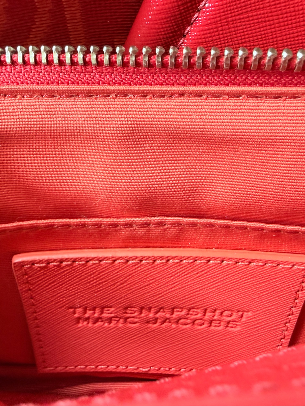 Marc Jacobs Snapshot Camera Bag Leather Orange/Red - Picture 7 of 10